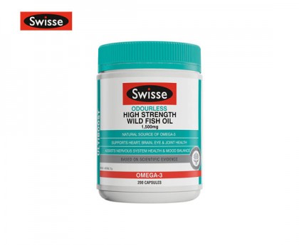 Swisse 斯维诗 无腥味野生深海鱼油1,500mg 200粒